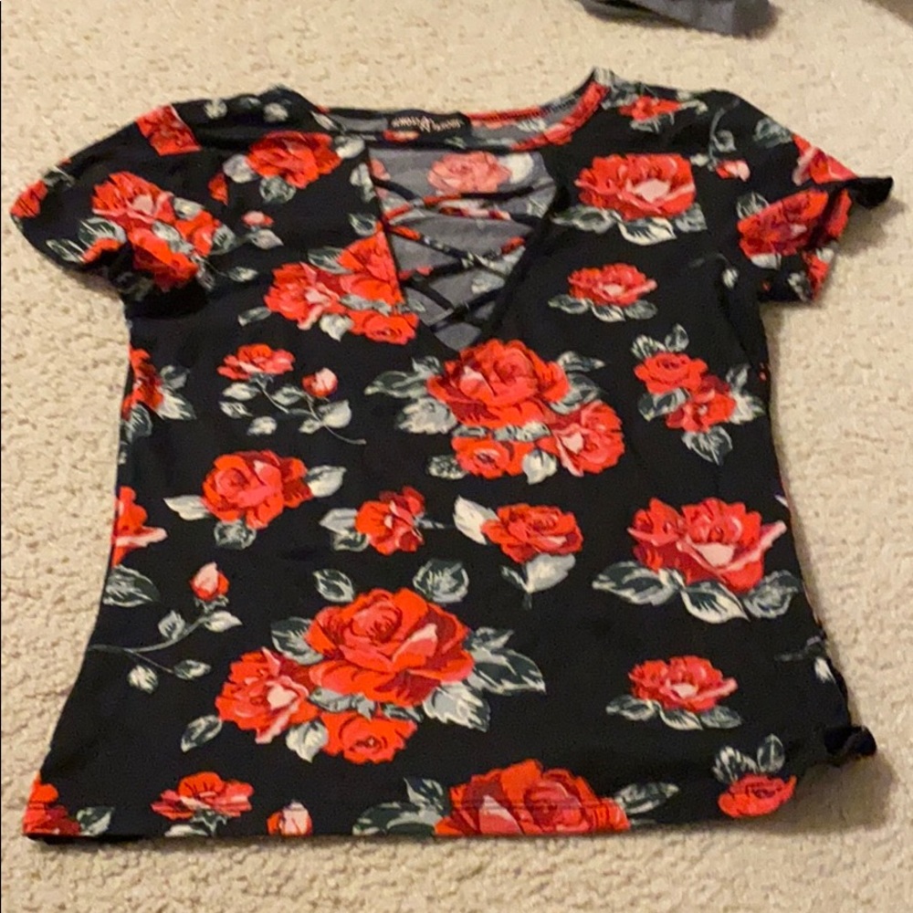 Rose Crop Top